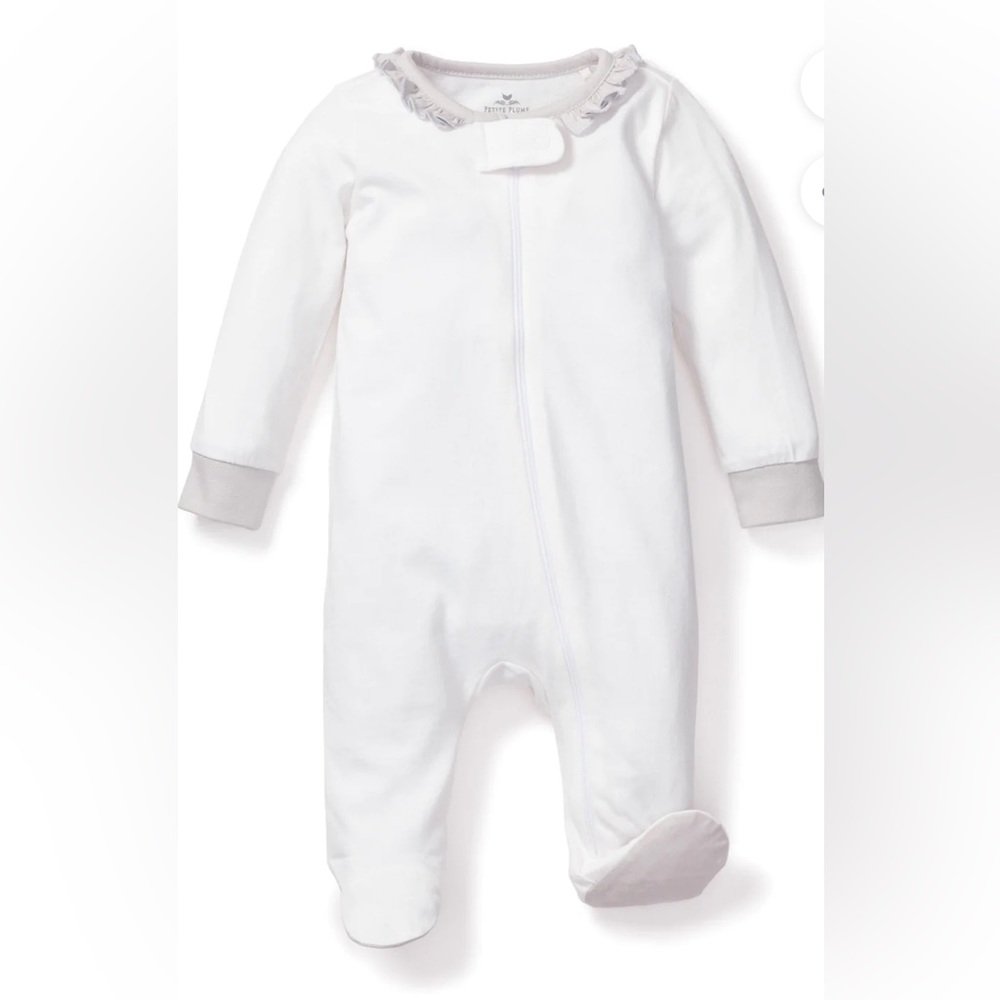 Petite Plum organic cotton romper